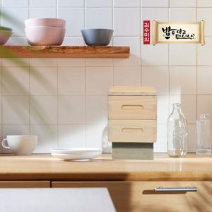 [김수미] 밥은먹고다니냐 일본 편백나무로 만든 편백찜기 대형2단 세트