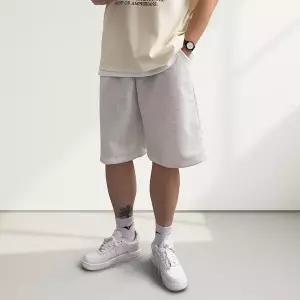 [노멀쉐이크][1+1/당일출고] 벌룬 버뮤다 밴딩 와이드 팬츠 6부 반바지 하프 트레이닝 빅사이즈