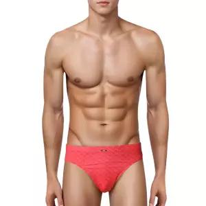 [롯데백화점]휠라언더웨어 기하학 폴리나염 인밴드 남성삼각브리프 BFH1628MDRD