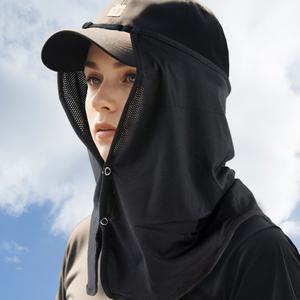 에어로쿨 메쉬 사이즈조절 얼굴 햇빛가리개 모자 썬캡 부착형 선가드 골프 등산 낚시 자외선차단 캡썬가드