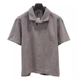 [롯데백화점]본 남성 S/S 그레이 에어로플렉스 히든스냅 오픈카라 티셔츠 BN3MTS761GY