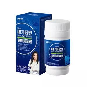 락티브 메가타민 활력엔 비타민B1,B2,B6,B12 컴플렉스 박사 성분배합 비타민B 700mg 120정(4개월)