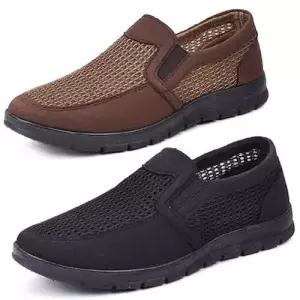 여름용 시원한펀칭 남자슬립온 로퍼 푹신한 캐주얼화