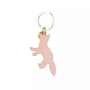 [메종키츠네] OW06901AM1002 0140 프로필 폭스 키링 로즈 워터