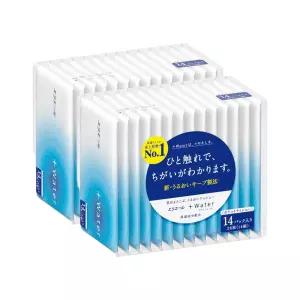 에리에르 일본 보습 플러스워터 여행용 포켓 티슈 14개입 14매 2팩
