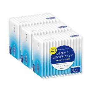 에리에르 일본 보습 플러스워터 여행용 포켓 티슈 14개입 14매 4팩