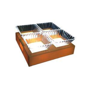 업소용 led그릇 4칸 주점 안주 조명 바 플레이팅 클럽 술집 트레이 파티 노래방 그릇