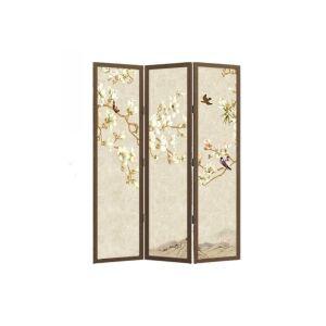 자수 병풍 화조화 동양화 산수화 호두나무 소나무 세트 민화 자작나무 고화 엔틱 그림 매화