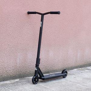 스턴트 스쿠터 킥보드 기술 북미형 묘기 에어 트릭 성인용 플레이션 익스트림 블랙