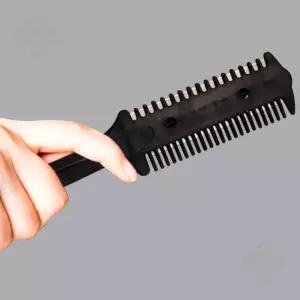 셀프 머리 다듬기 틴닝 빗 상한 머리 자르기 숱치는 컷팅가위