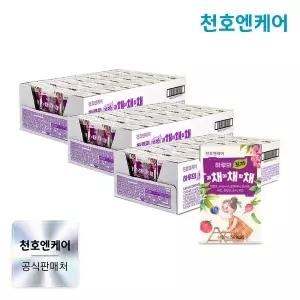 [천호엔케어] 하루의 과채야채합채 보라 140ml 72팩/블루베리 토마토 비트 / 천호식품 / 과채주스