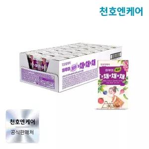 [천호엔케어] 하루의 과채야채합채 보라 140ml 24팩/블루베리 토마토 비트 / 천호식품 / 과채주스