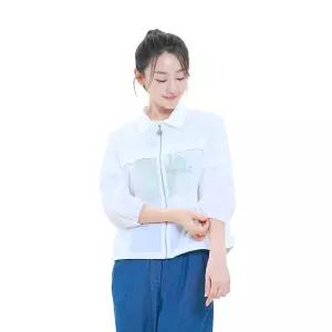 [20%쿠폰+7%페이][올리비아하슬러]여름 메쉬배색 카라 점퍼_OHDMJP112