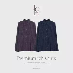 핫핑 [ICH] 코이지 오버핏 썸머 체크셔츠