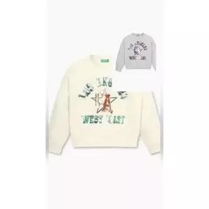 [롯데백화점]베네통 여아 스팽글 맨투맨3J68C10NX