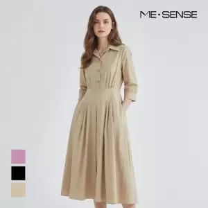 [미센스] 벨티드 셔츠형원피스_MB43OPM184A