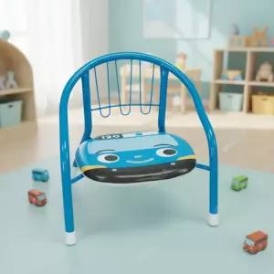 타요 삑삑이 의자 어린이 유아 소리나는 철제의자 등받이 쿠션 체어 돌아기 놀이방 캐릭터