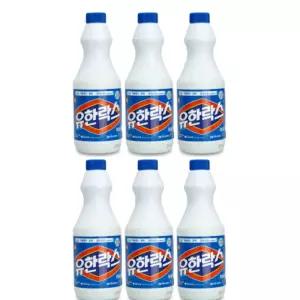 유한락스 레귤러 1L 6개입/욕실/후레쉬/대용량/화장실/락스/욕실락스/업소용/주방용/청소용/곰팡이제거