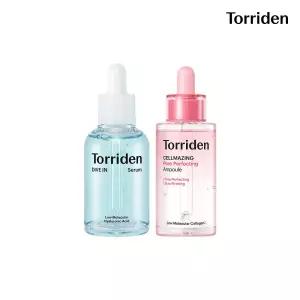 [SET] 토리든 다이브인 저분자 히알루론산 세럼 50ml+셀메이징 콜라겐 모공 탄력앰플 30ml