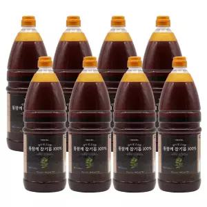 [이장네] 통참깨 100% 참기름 대용량 1.8L_8개