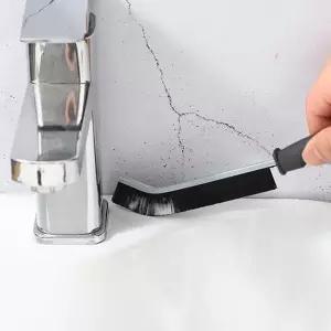 1+1 디유 틈새 청소솔+미세 다용도 브러쉬 세트_욕실 줄눈 청소솔