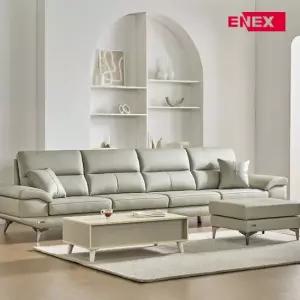 피렌체 이태리 천연소가죽 6인 소파