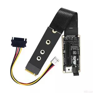 Xiwai NGFF M.2 M-Key NVMe 익스텐더 PCI-E 4.0 X16 X8 X4 X1 어댑터 그래픽 카드 라이저 12V/5V SATA 전원