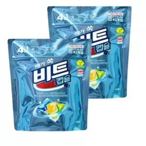 비트 때가 쏙 비트팟 티트리오일향 캡슐세제, 42개입, 2개