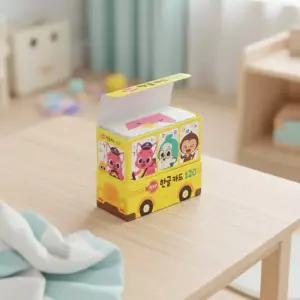 핑크퐁 낱말 한글카드 120 플래시 카드 단어학습 영어 한글공부 교육용 학습놀이 장난감