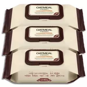 칼미아 오트밀 테라피 클렌징티슈120매 3개