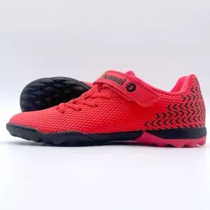 험멜 주니어 풋살화 징가 4 유소년 축구화 찍찍이 벨크로 핑크 정품 HMSS-505 Pink