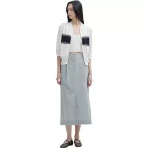 [롯데백화점]쥬크 배색 포인트 집업 가디건 (Z252KSL022)