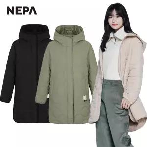 네파 여성 써모 퍼프 후디 퀼팅 롱 패딩 자켓 7J60962