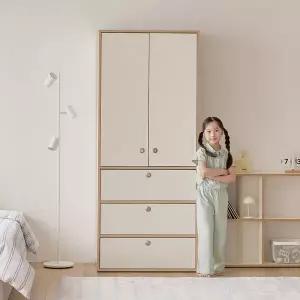 그로잉핏 주니어 옷장 키큰장 키즈장 B형_서랍형 3colors
