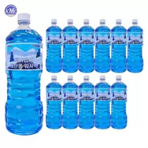케이엠씨 자동차 사계절 에탄올 워셔액 1.8L, 12개1박스