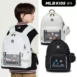 [MLB키즈](공식) 26N베이직 원포켓 메쉬 책가방 (2color)7ABKB056N