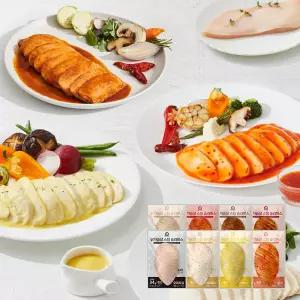 미트리 닭가슴살 스팀 슬라이스 150g 8종 32팩 골라담기