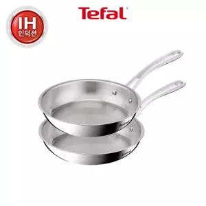 [테팔]인덕션 SS 퍼펙트 레지스트 프라이팬 2종(팬20+팬24)