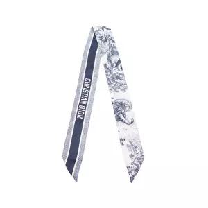 [중고명품] 네이비 트왈 드 주이 미차 스카프