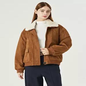 [비엔엑스]덤블 퍼카라 누빔 스웨이드자켓 (BW4JK007L0)