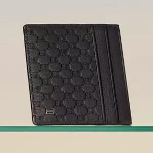 닥스 액세서리 26SS [카드홀더][LOUIS][루이스] 블랙 수입가죽 루이스 엠보 DD 패턴 DBHO6E369BK