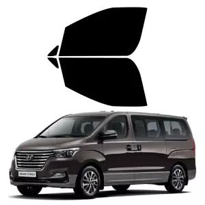 현대 그랜드스타렉스 1열 운전석 조수석 열차단 DIY 셀프 썬팅필름