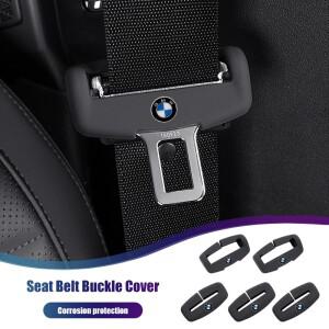 실리콘 자동차  벨트 버클 커버 보호 케이스 BMW 호환 G60 5 시리즈 X1 X2 U11 U10 용 인테리어 액세서리