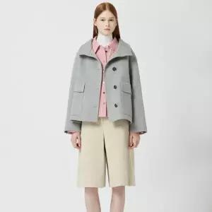 [롯데백화점]씨씨콜렉트 하이넥 핸드메이드 숏 코트 C254MSG501