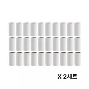 테이프크리너 리필 돌돌이 / 찍찍이리필 60개 (10cm X 4m)
