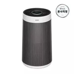 [본사직영] 위닉스 1등급 가정용 공기청정기 타워엣지 실버 AT8E430-MSK 43㎡