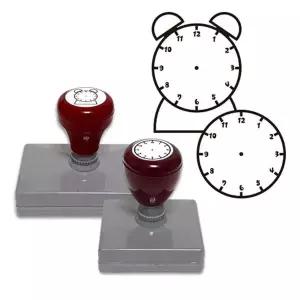 [하프클럽/]만들기대장 도장 시계스탬프 알람시계