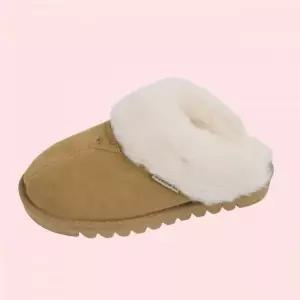 베어파우 BEARPAW 양털슬리퍼 슬라이드 신발 ELARA 아이스커피 K2906335QD 4271080