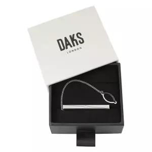 [백화점정품] 26년NEW 닥스 DAKS [선물포장 ]FW신상 백금도금 사선로고 넥타이핀DLF1ACTP131S1-EL