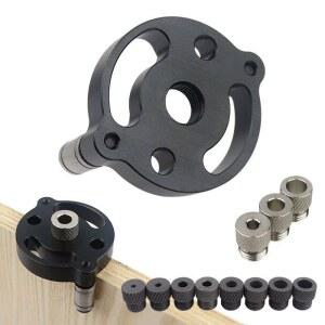 업그레이드 JIG 구멍 로케이터 가구 수직 셀프 가이드 DIY 드릴 연결 DOWELING 펀처 목공 10MM